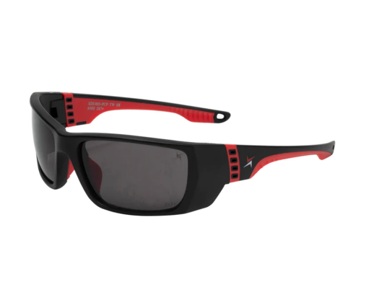 EyeframesInt-XP-11003-PC-SD, Smoke Lens Safety Sunglasses, Assorted Colors