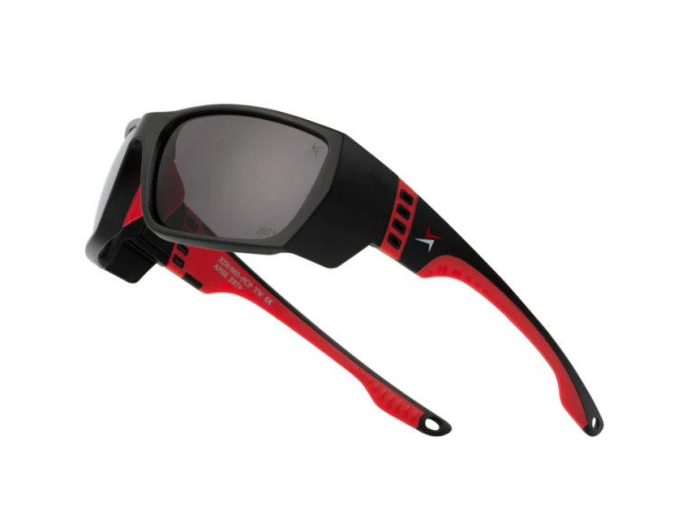 EyeframesInt-XP-11003-PC-SD, Smoke Lens Safety Sunglasses, Assorted Colors