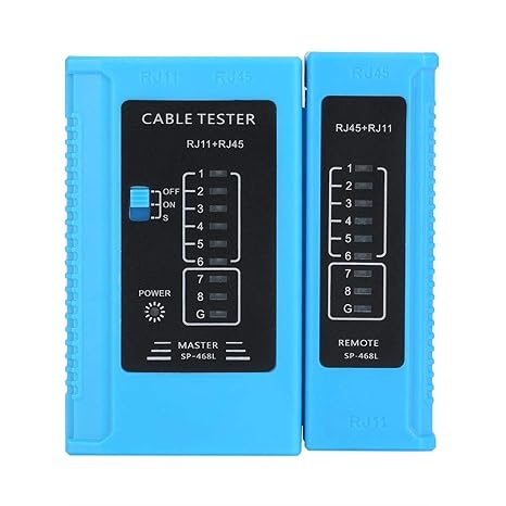  RJ45 AND RJ11 NETWORK CABLE TESTER