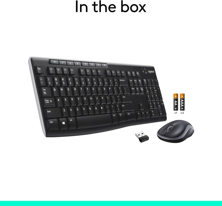 LOGITECH MK270 WIRELESS KEYBOARD AND MOUSE