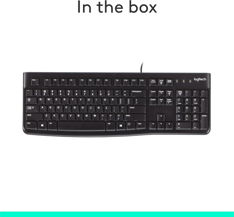 LOGITECH K120 KEYBOARD USB