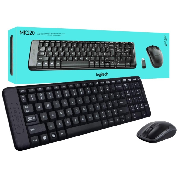 LOGITECH MK220 WIRELESS KEYBOARD MOUSE