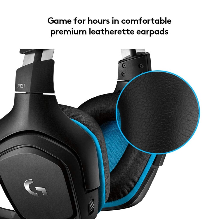 LOGITECH GAMING HEADSET BACKLIT G431