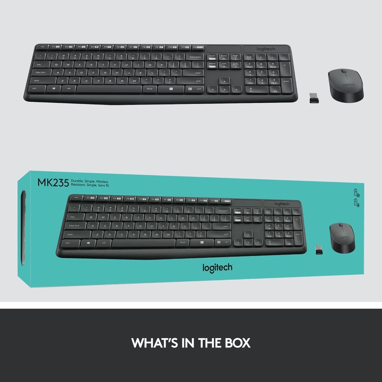 LOGITECH KEYBOARD WIRELESS MK235