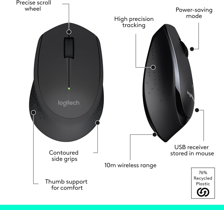 LOGITECH MK345 WIRELESS COMBO LOGITECH HEADSET