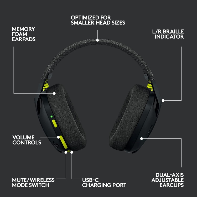 LOGITECH HEADSET WIRELESS G435