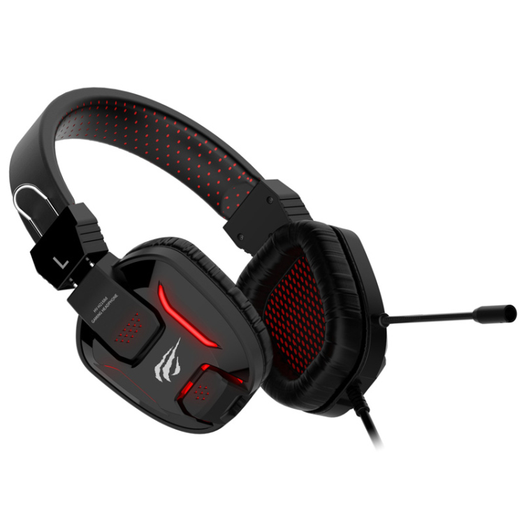 HAVIT HV-H2168D RED LED GAMING HEADSET AUX+USB