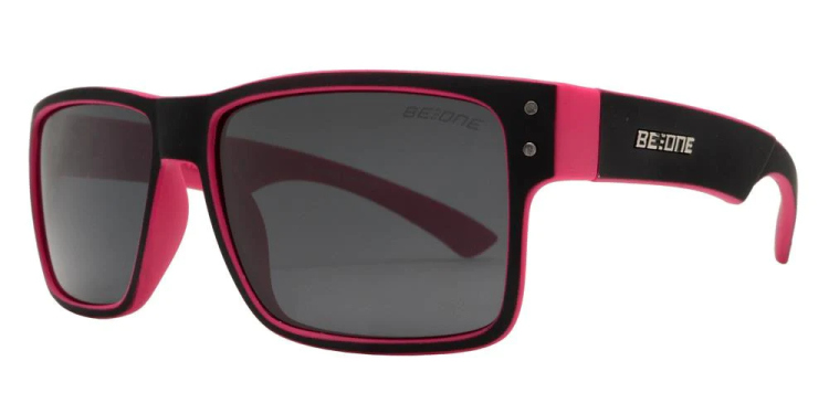 EyeframesInt-DY-PL-11J 3003 - Junior Rectangular Horn Rimmed Polarized Sunglasses with Studs, Assorted Colors