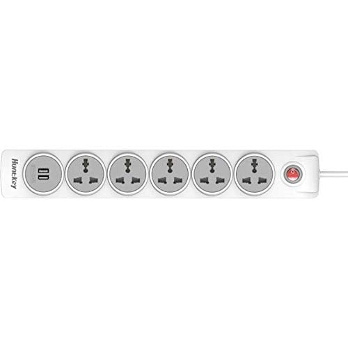 HUNTKEY SZN607 POWER STRIPS,+ 2USB PORT 2.4A 3M