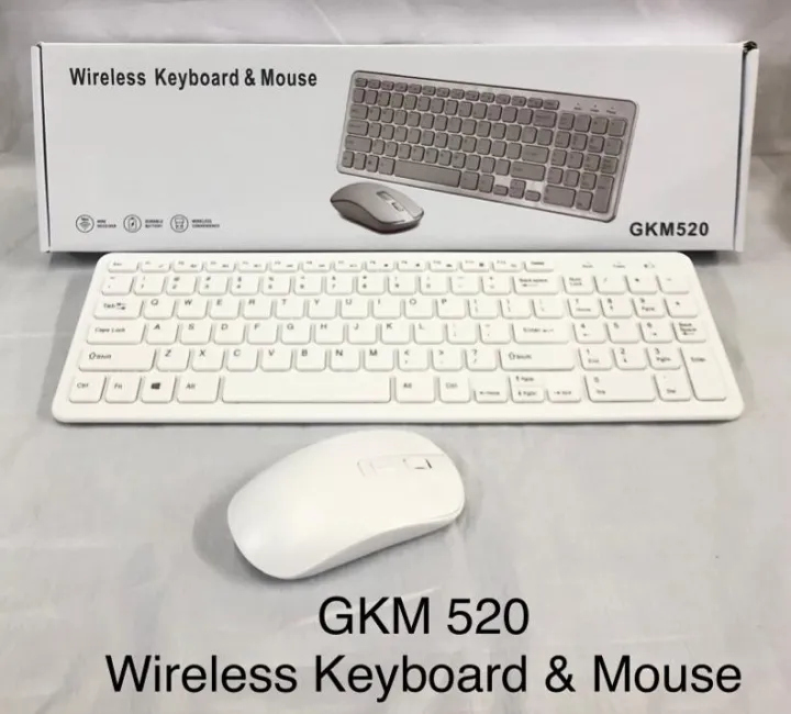 GKM520 WIRELESS KEYBOARD MOUSE SET 2.4G WIRELESS KEYBOARD COMPUTER OFFICE GAMING KEYBOARD