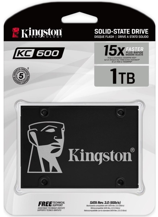 SSD KINGSTON KC600 1TB 15X