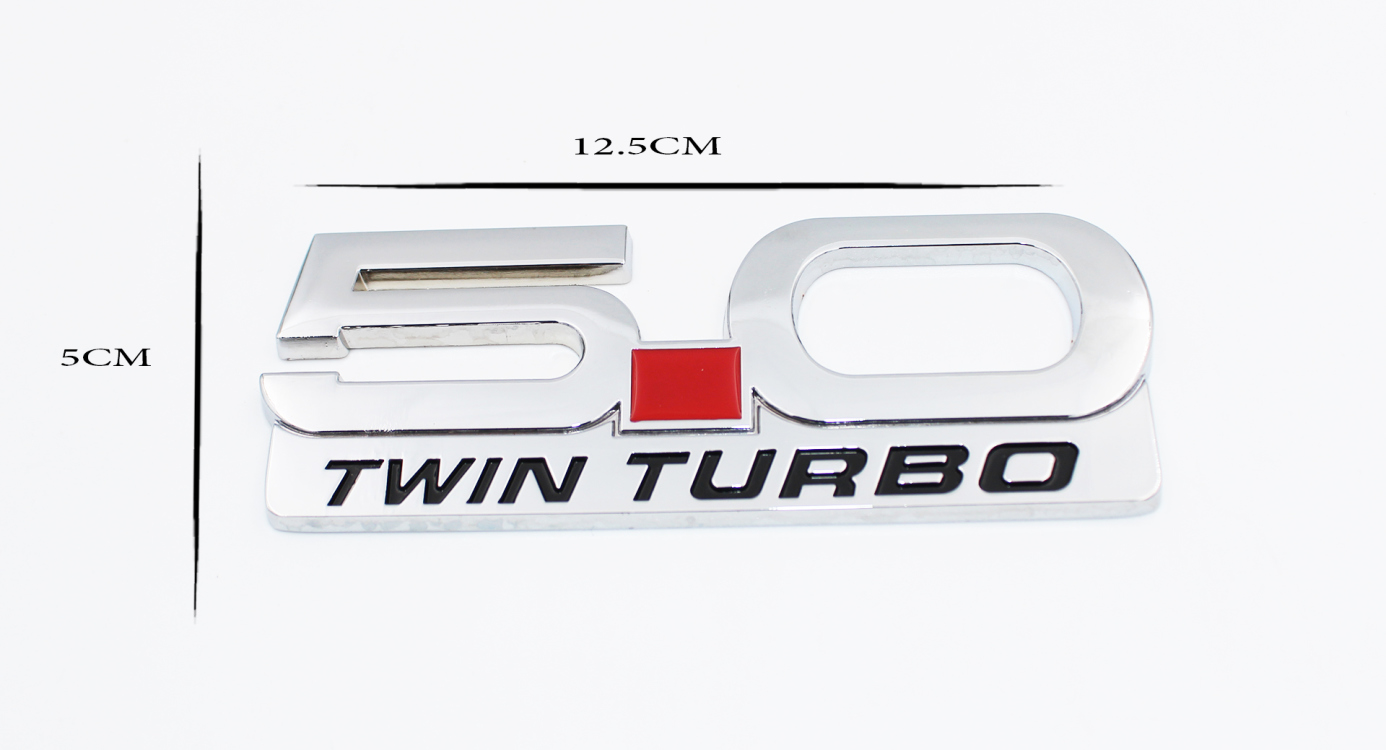 استيكر 5.0 TWIN TURBO