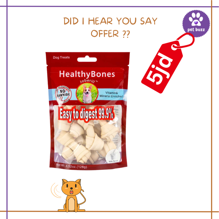 Healthy and daigstive dog white bones 260gm