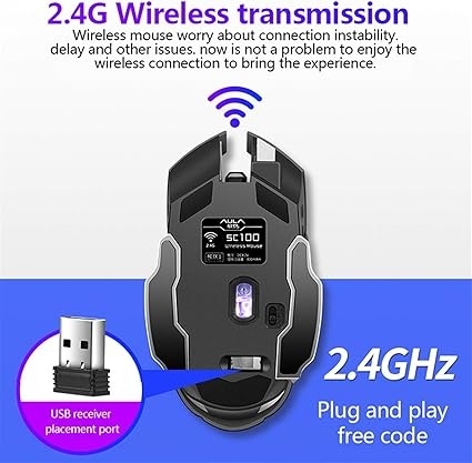 AULA SC100  WIRELESS CHARGINGMOUSE 10 METERS