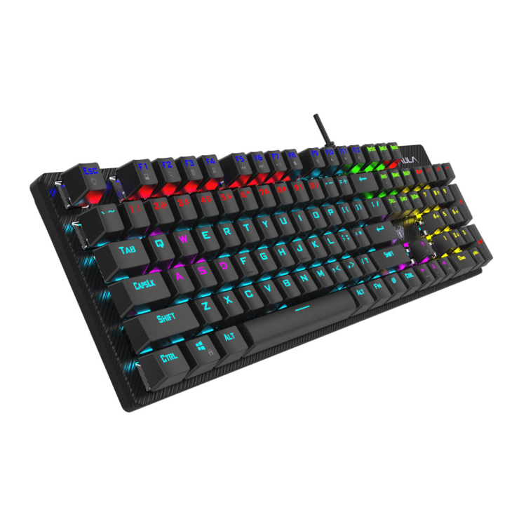 AULA S2022 MECHANICAL GAMING KEYBOARD  - MULTI FUNCTIONAL & MEDIA CONTROL    - ALUMINIUM TOP SURFACE  - KRGD BLUE SWITCH - KEYLIFE: 50 MILLION      -