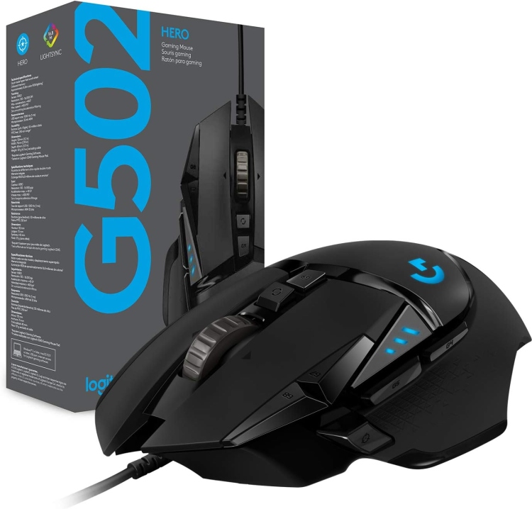 LOGITECH  MOUSE G502 HERO GAMING