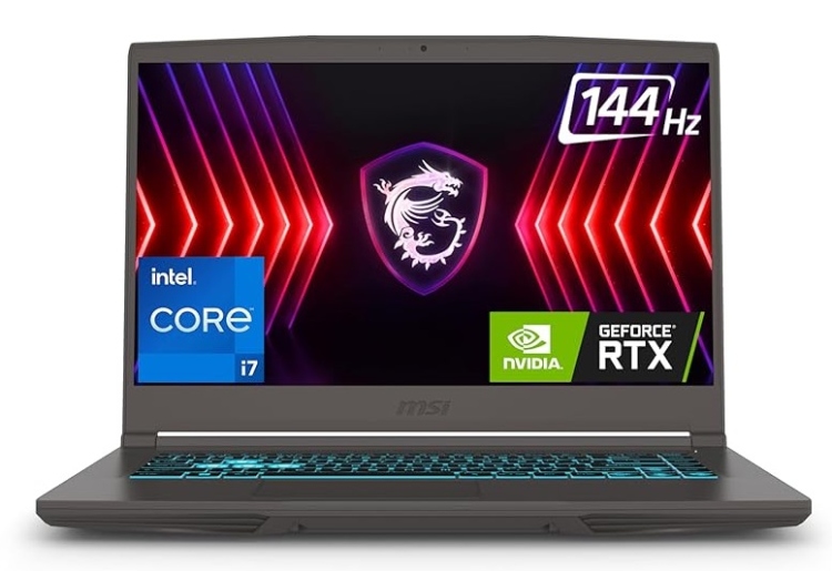 MSI THIN 15  I7 13TH -13620H -16GB RAM - 512GB SSD -NVIDIA RTX 3050 MAX-Q 4GB -  15.6" FHD, 144HZ IPS - B13UC