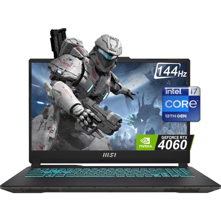 MSI CYBORG 15 I7 13TH -13620H -16GB RAM -512GB SSD - RTX 4060 8GB - 15.6" 144HZ- A13VF