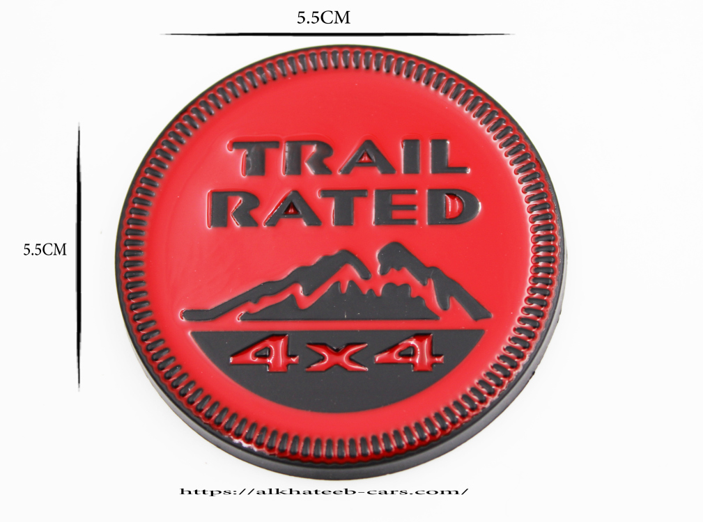 استيكر TRAIL RATED 4x4