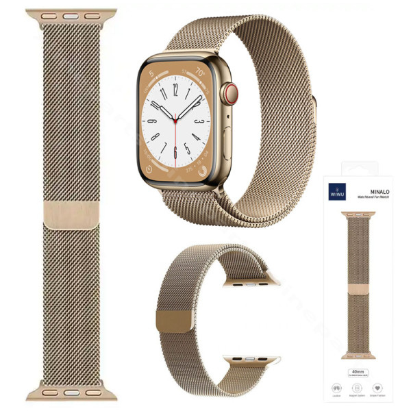 حزام ساعة  Minalo stainless steel 38-40MM (235mm)