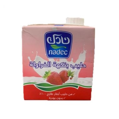 نادك حليب بنكهة الفراولة 500 مل