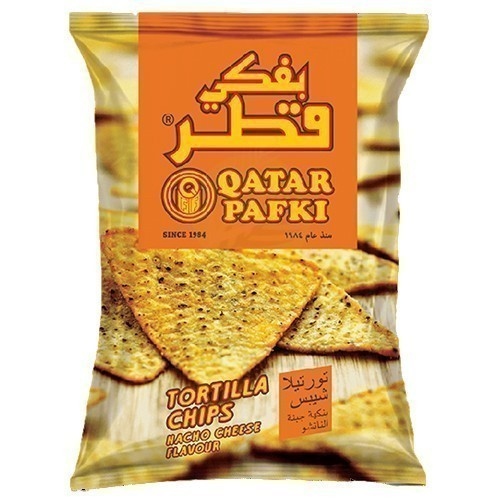 بفكي قطر شيبس تورتيلا جبنة 125غم