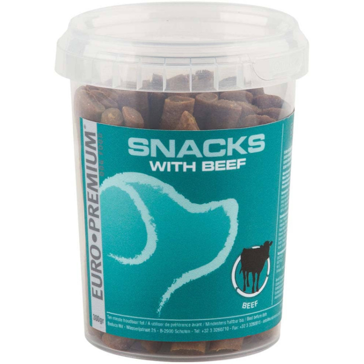 EURO PREMIUM DOG SNACKS WITH BEEF