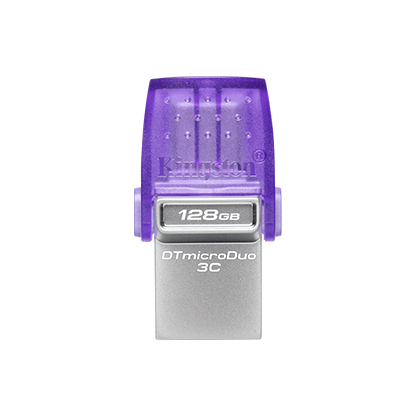 Kingston DataTraveler microDuo 3C 128GB USB-C & USB-A - OTG Type-c Flash Drive