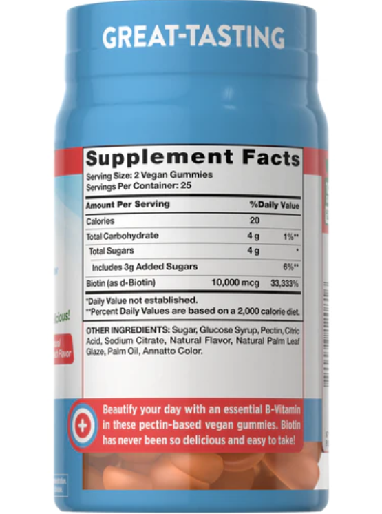Nature's Truth, Biotin 10,000 Mcg 