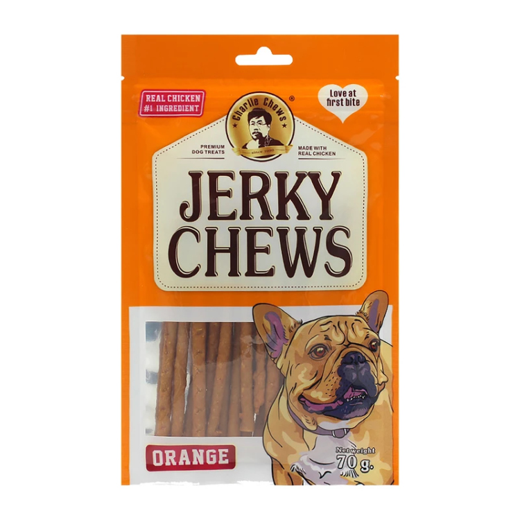 مكافآت الكلاب من JERKY CHEWS  بالدجاج 