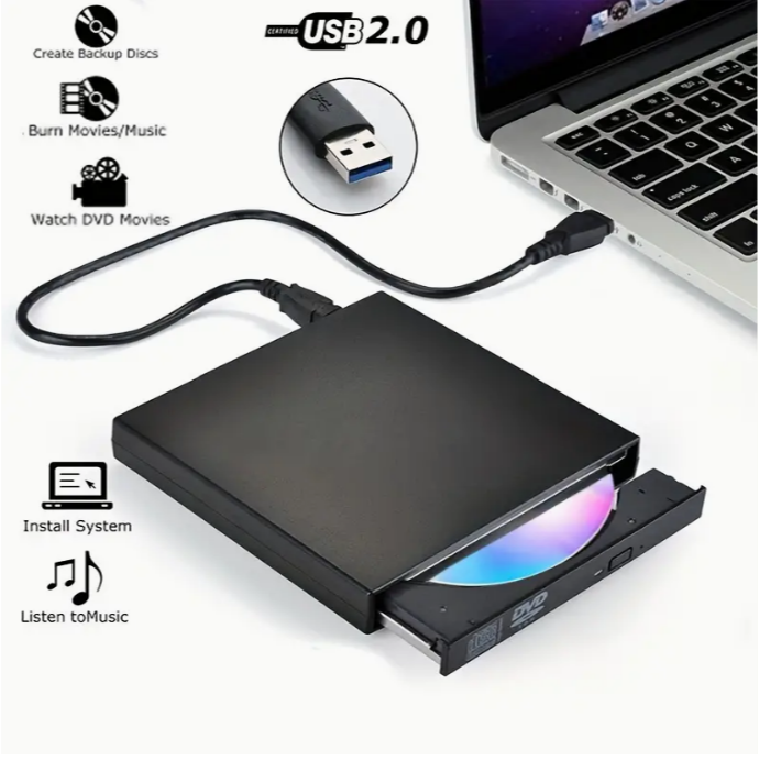 EXTERNAL DVD -RW FROM LAPTOP