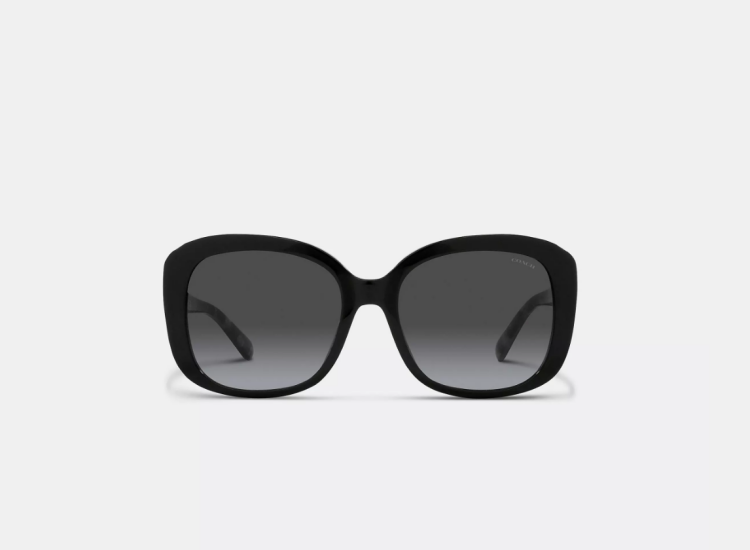 EyeframesInt-COACH-CH564-  Signature Oversized Square Sunglasses, Assorted Colors