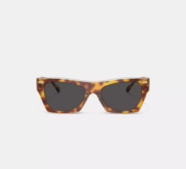 EyeframesInt-COACH-CL917 - Beveled Signature Square Sunglasses