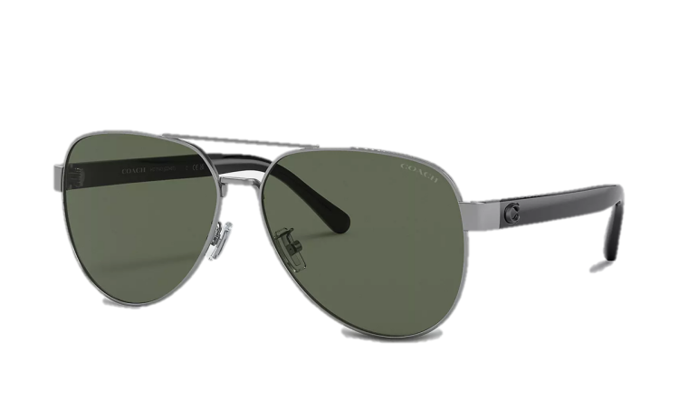 EyeframesInt-COACH-CD467 - Men Wire Frame Pilot Sunglasses - Assorted Colors