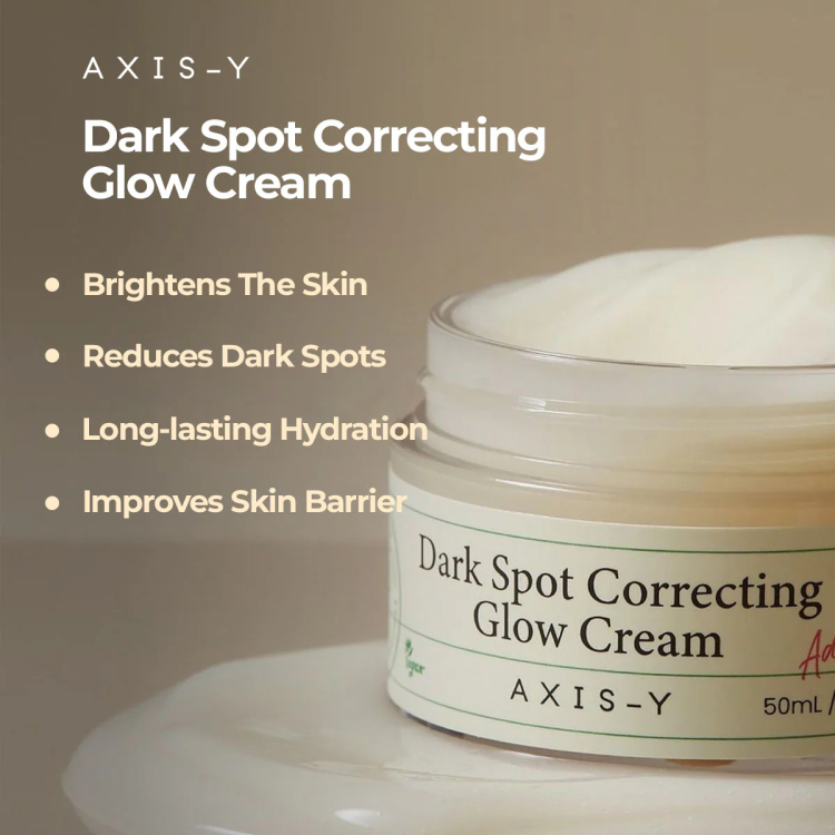 AXIS-Y Dark Spot Correcting Glow Cream  كريم مرطب مصحح لعيوب البشرة 