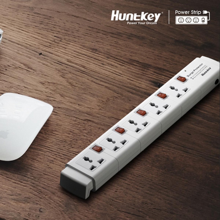 HUNTKEY PZC502 POWER STRIPS, UNIVERSAL STANDARD 3M