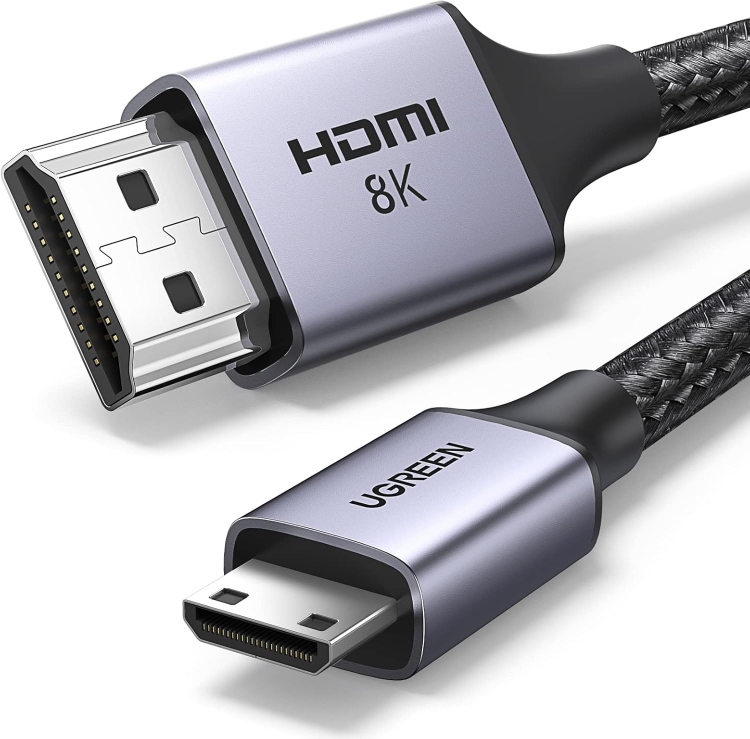 UGREEN HD163 15514 Mini HDMI to HDMI 8K Cable 1m 