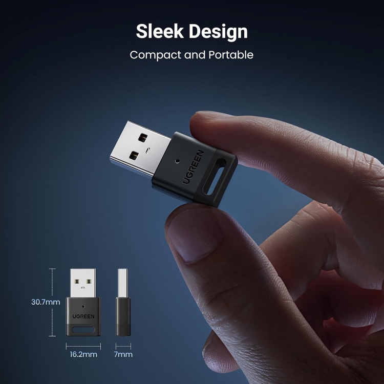 UGREEN BLUETOOTH 5.3 USB ADAPTER CM591 90225