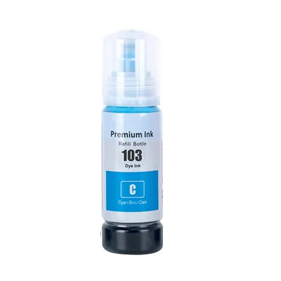 EPSON 103 CYAN  L3150 -3100-3110-3111-3151-3160-5190