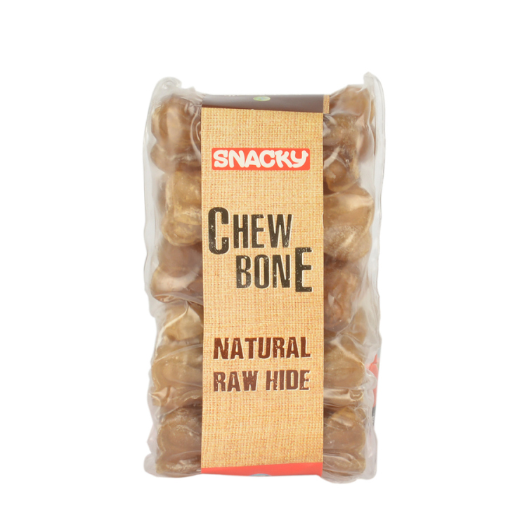 Snacky Natural Chewing Bone يحتوي الكيس على 10 قطع للكلاب الصغيره