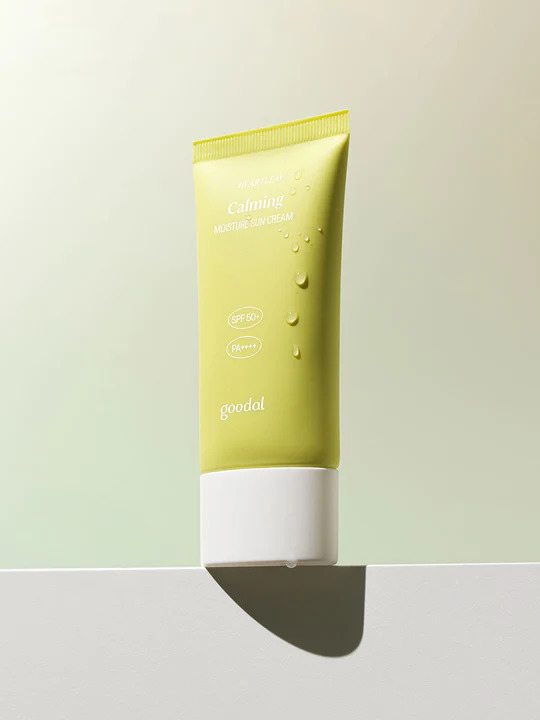Goodal, Heartleaf Calming Moisture Sun Cream - جودال, واقي شمس مرطب بخلاصة نبتة اوراق القلب
