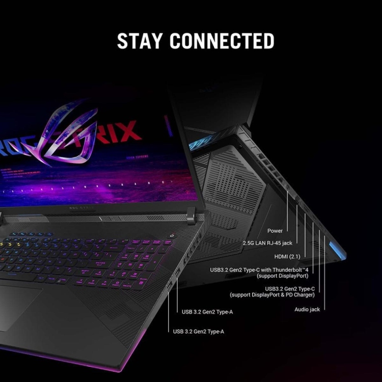 ASUS ROG Strix SCAR 16 | Intel Core i9-14900HX RTX 4080 32GB DDR5 16" QHD+ 240Hz