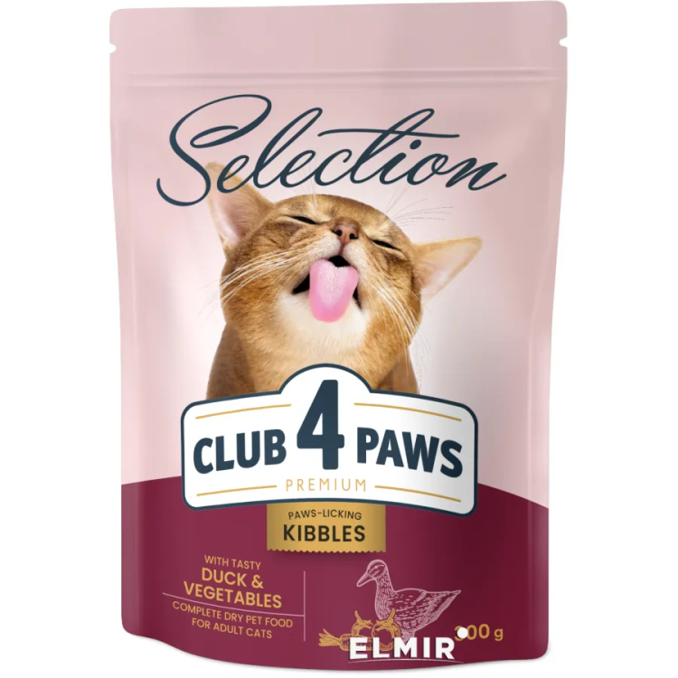 CLUB 4 PAWS Premium Selection with duck and vegetables, 300g