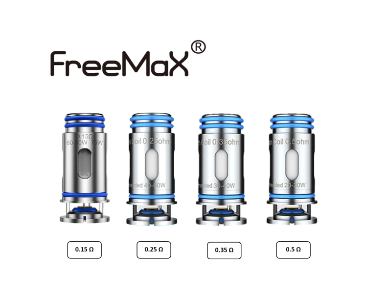 FREEMAX MARVOS Replacement Mesh Coils, Multiple Resistance 