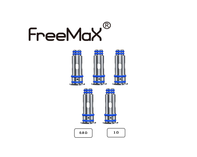 FREEMAX GALEX Replacement GX Mesh Coils, Multiple Resistance 