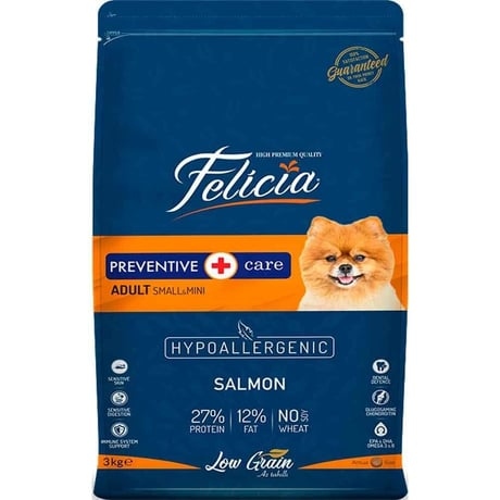 Felicia Small&Mini Adult Salmon Dog Food - 3 Kg