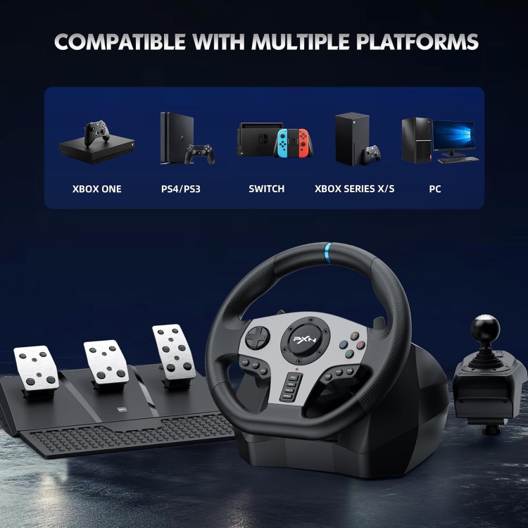 PXN V9 PRO RACING WHEEL PRO/PC/PS3/PS4/X-ONE/SWITCH