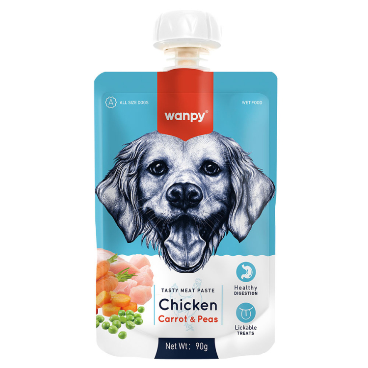 Wanpy dog creamy chicken &carrot 