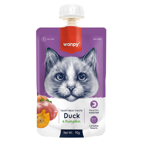 Wanpy cat creamy Duck &carrot  piwp-036