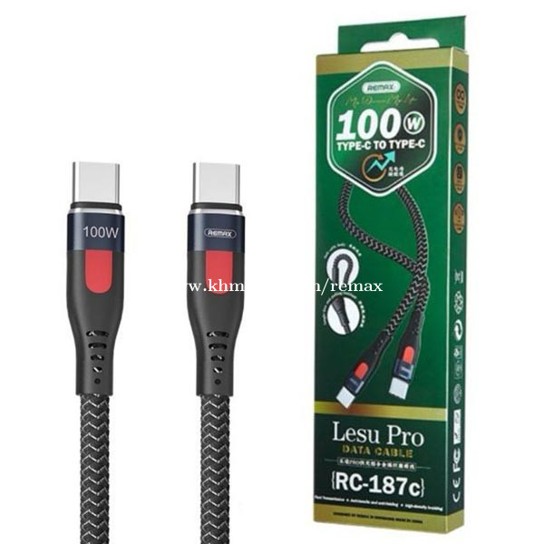 REMAX LESU PRO 100W ALUMINUM ALLOY DATA CABLE RC-187C